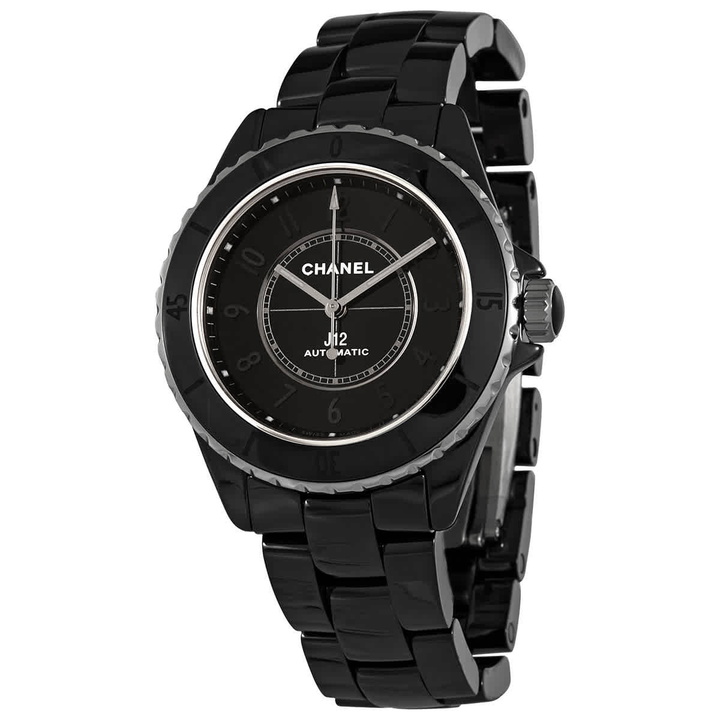 Photo: Chanel J12 Automatic Black Dial Unisex Watch H6185