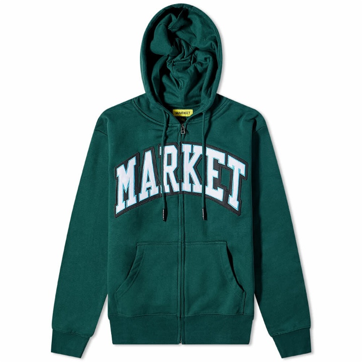 Photo: Market Men's Arc Zip Hoody in Green