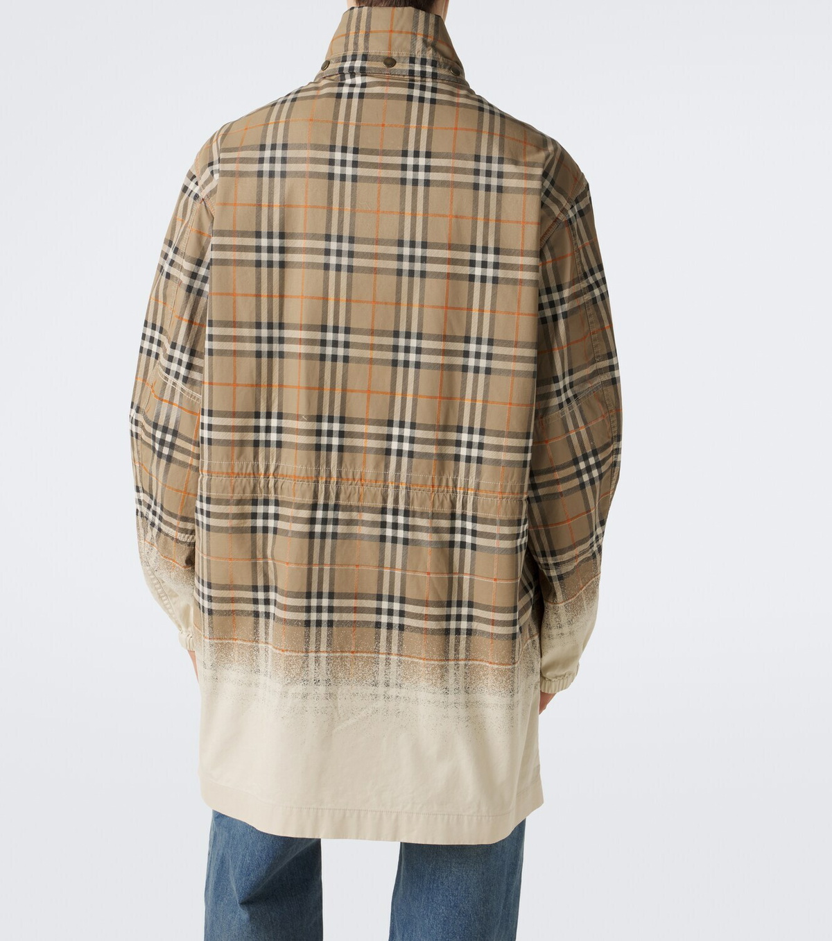 Burberry Burberry Check cotton gabardine parka