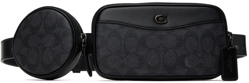 Coach 1941 Black Multi Pouch Belt Bag