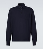Ralph Lauren Purple Label Cotton and cashmere polo shirt