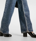 MM6 Maison Margiela Mid-rise straight jeans