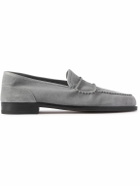John Lobb - Bath Suede Loafers - Gray