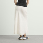 RIXO Women's Crystal Maxi Skirt in Cream