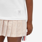 Thom Browne Women's Mini Pleated Polo Dress in White