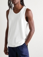 Nike Training - Primary Logo-Embroidered Cotton-Blend Dri-FIT Tank Top - White