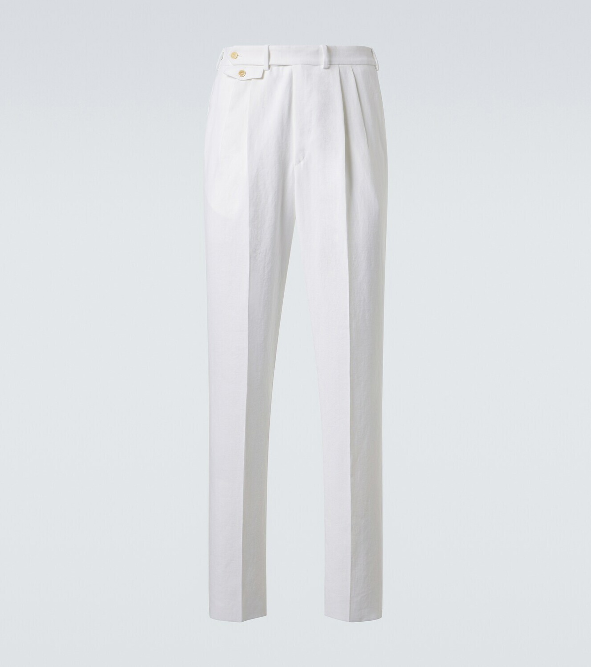 Dunhill Linen tapered pants