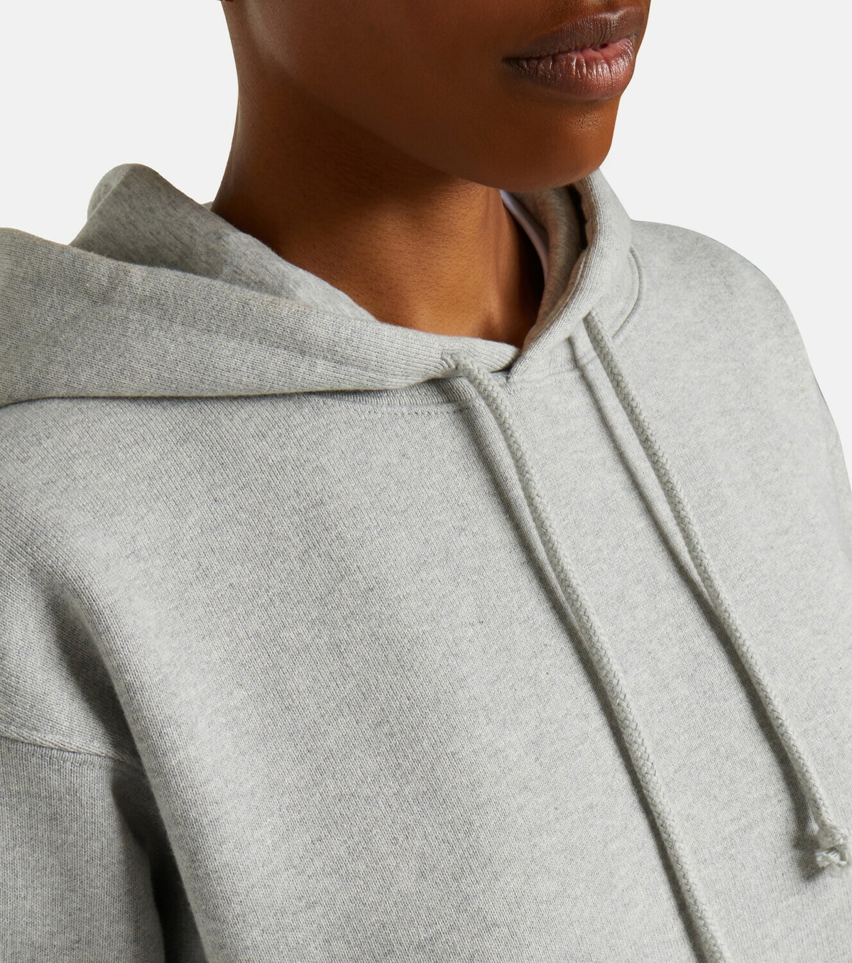 Victoria Beckham Cotton jersey hoodie