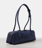 Alaïa Le Teckel suede shoulder bag
