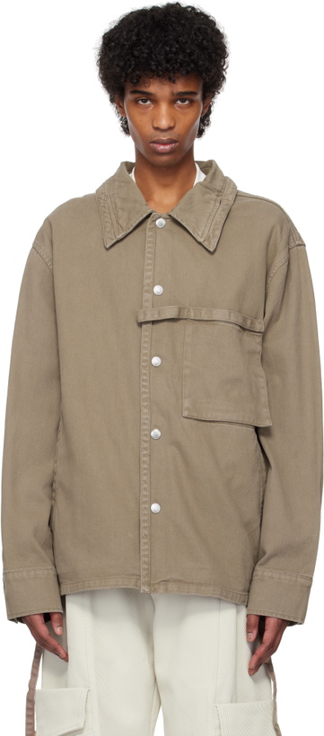 Photo: NULLUS Brown Rope Denim Jacket