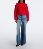 Chloé Embroidered wool and cashmere cardigan