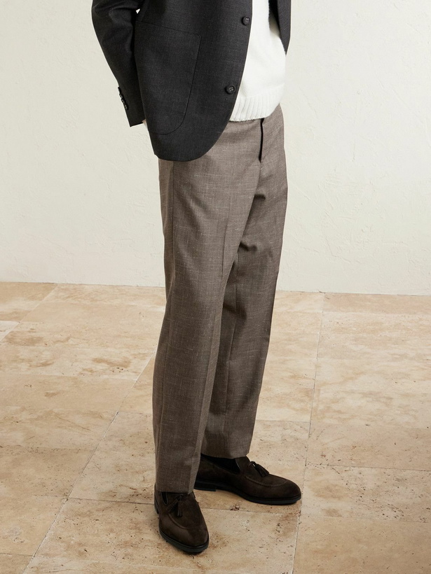 Photo: Paul Smith - Lawrence Tasselled Suede Loafers - Brown