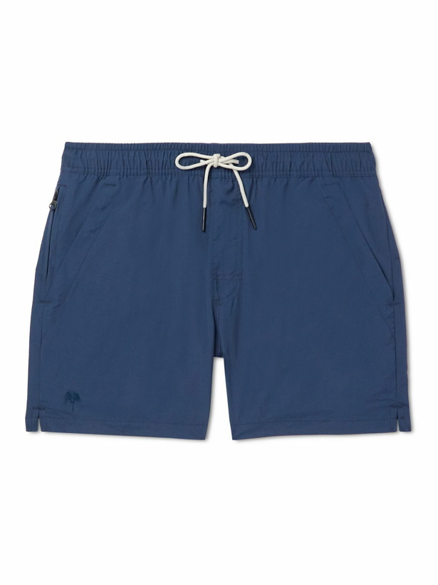 Photo: OAS - Straight-Leg Short-Length Swim Shorts - Blue