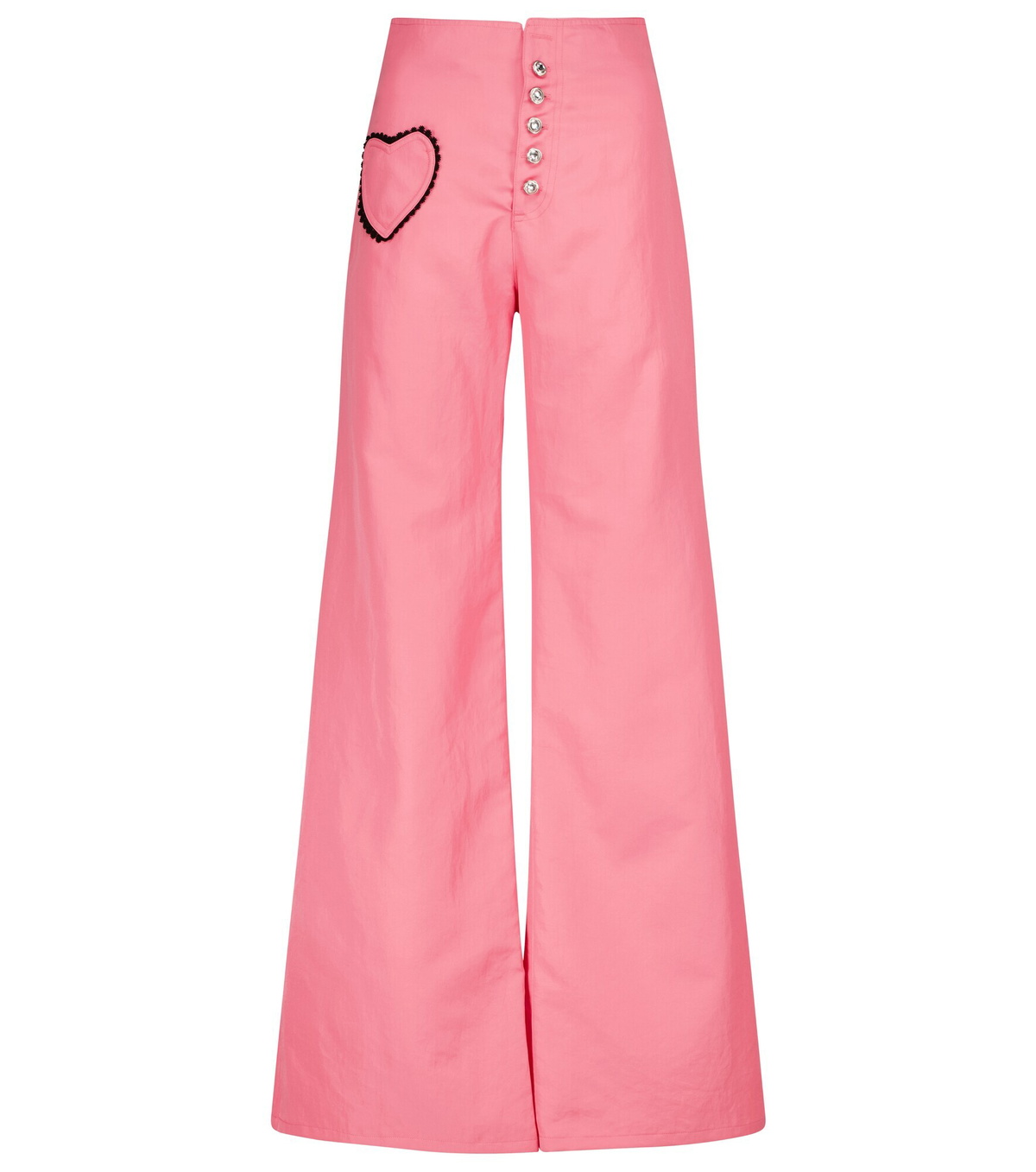 Rodarte - High-rise wide-leg twill pants