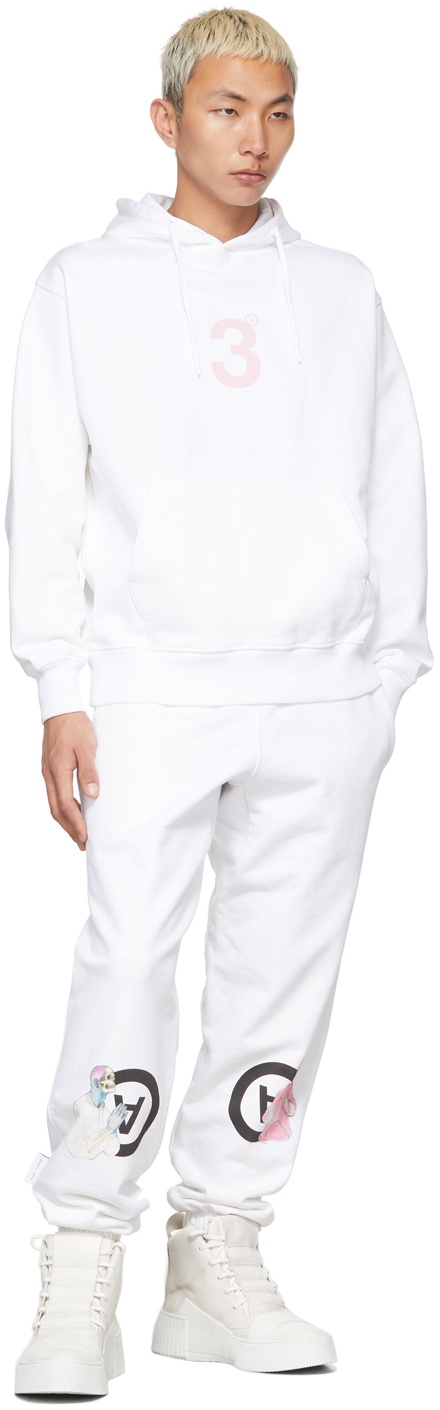 Aitor Throup’s TheDSA SSENSE Exclusive White Logo Hoodie
