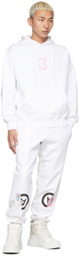 Aitor Throup’s TheDSA SSENSE Exclusive White Logo Hoodie