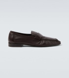 The Row Soft leather loafers
