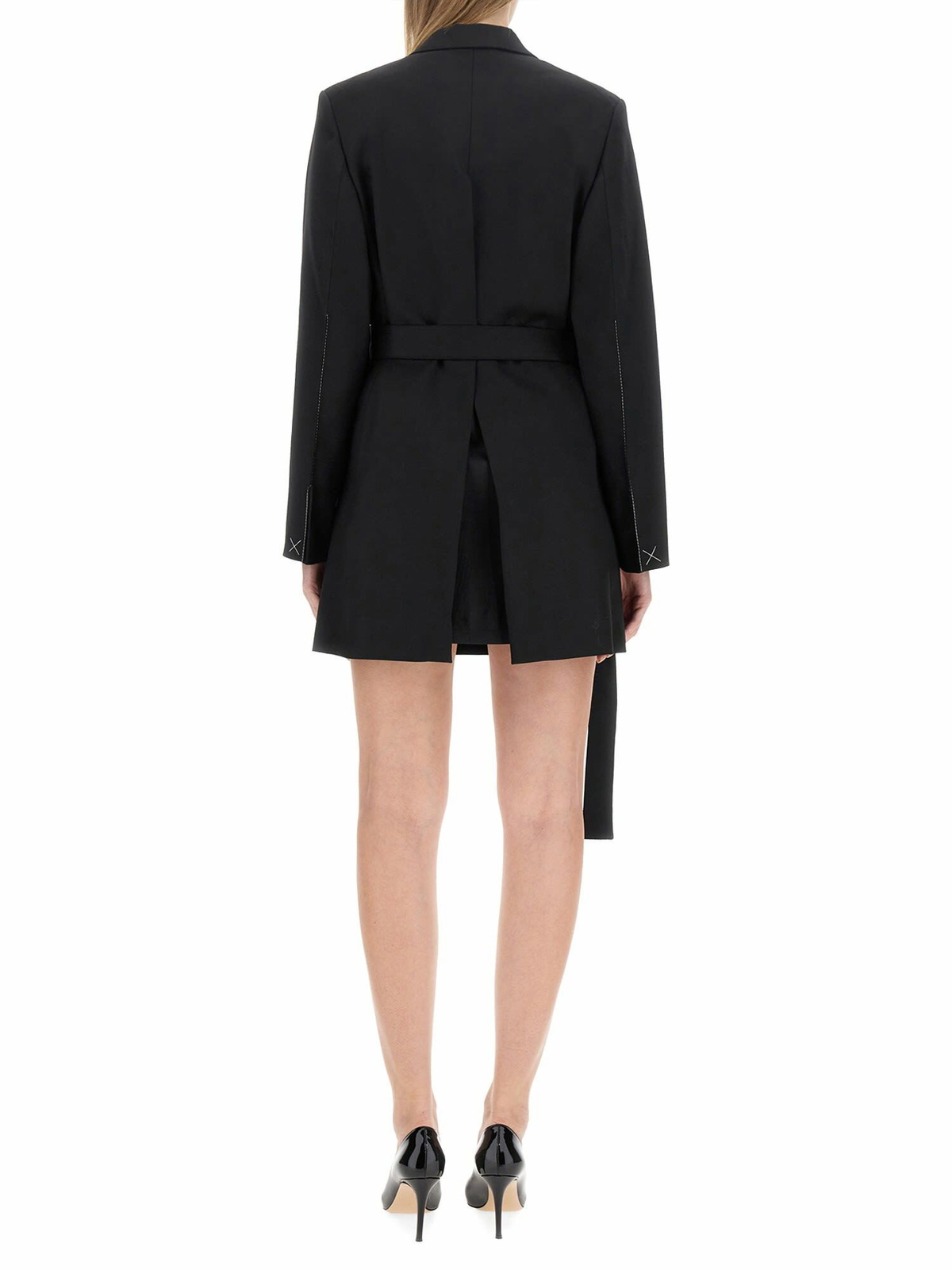 【関税込み】Victoria Beckham シルバー Lurex ミニドレス Victoria Beckhamのシルバー Lurex ミニドレスがセール中