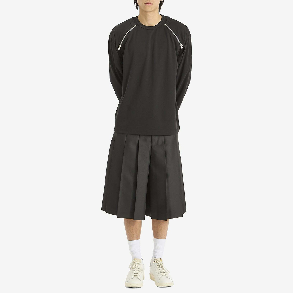 トップス comme des garcons homme Comme Des Garçons Play Hoodie Zippé à Patch Cœur | Noir | FARFETCH MA