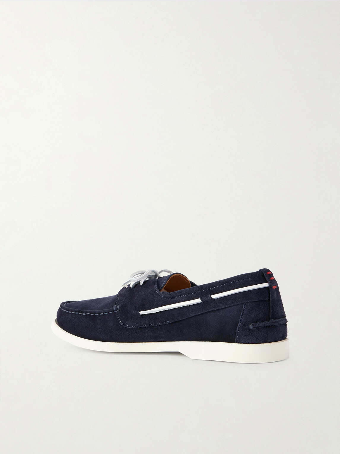 Kiton - Suede Boat Shoes - Blue