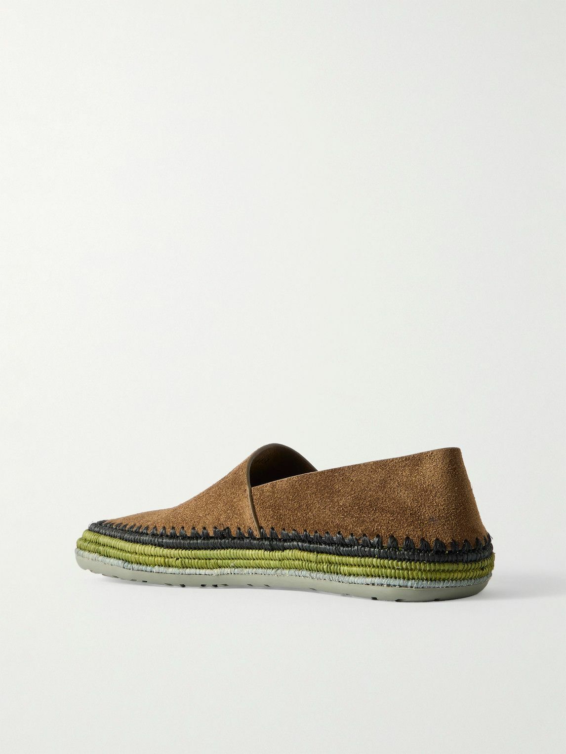 LOEWE - Paula's Ibiza Suede Espadrilles - Brown