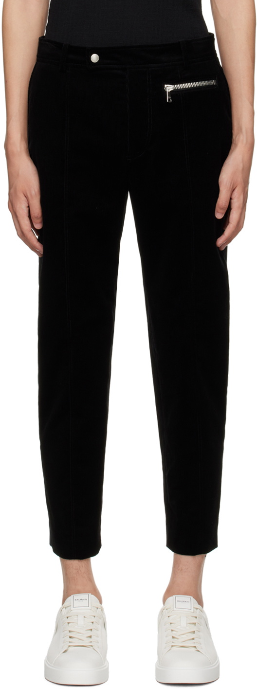 White virgin wool trousers - BALMAIN PARIS KIDS - Mariodannashop