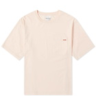 Acne Studios Men's Edie Pocket Pink Label T-Shirt in Powder Pink