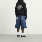 ICECREAM Men's Glitter Running Dog Zip Through Hood in Black