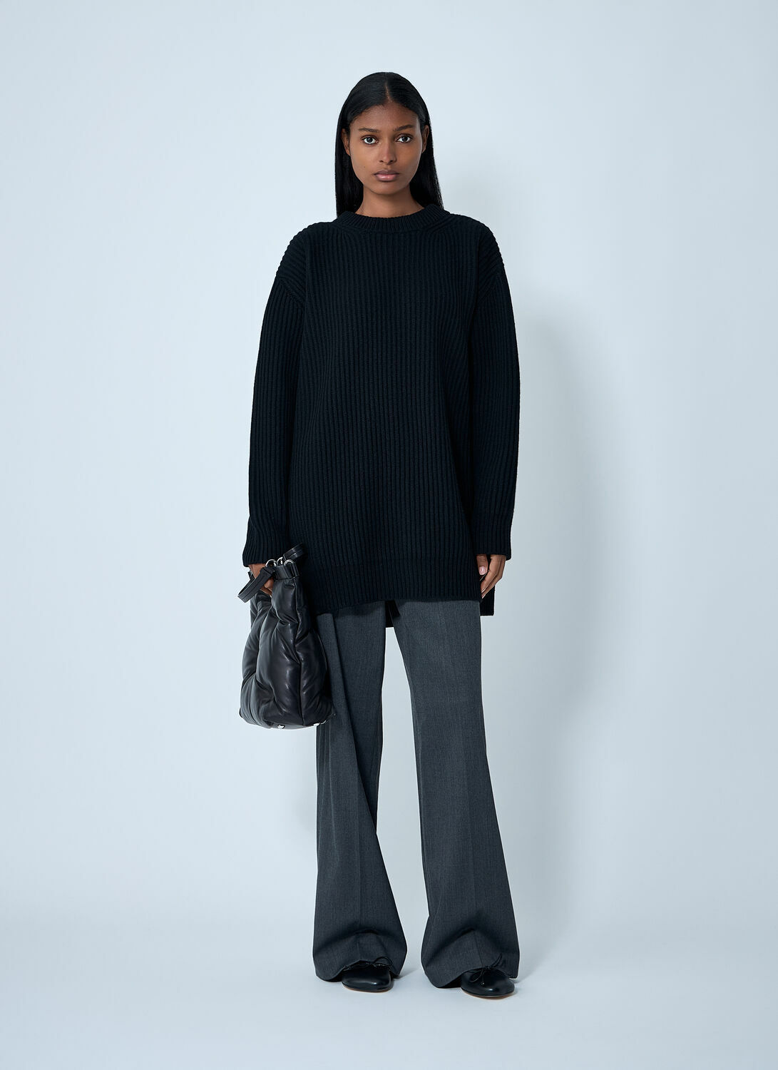 MM6 Maison Margiela Contrast Panel Sweater