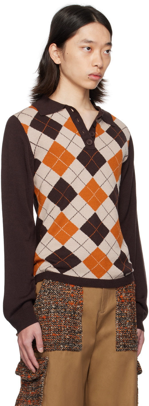 Anna Sui SSENSE Exclusive Orange Polo