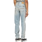 Nudie Jeans Blue Faded Steady Eddie II Jeans