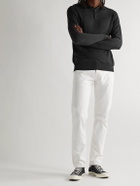 Sunspel - Slim-Fit Merino Wool Polo Shirt - Gray