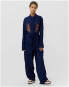 Melody Ehsani Tiger Luck Jumpsuit Blue - Womens - Casual Pants