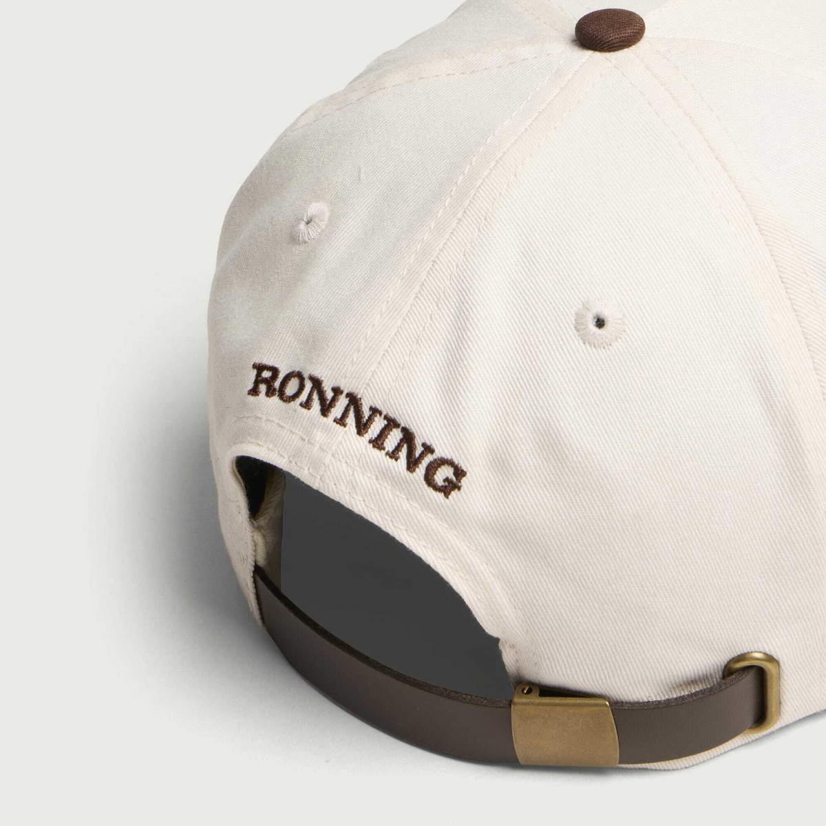 Ronning Men's Initial Cap - END. Exclusive in Mocha/Ecru