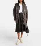 Prada Downtown Bold Re-Nylon and suede sneakers