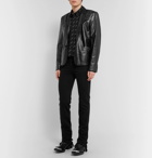 Balenciaga - Skinny-Fit Distressed Stretch-Denim Jeans - Black