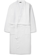 SCHIESSER - Waffle-Knit Cotton Robe - White
