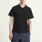 Universal Works Men's Piquet Vacation Polo in Black