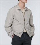 Canali High-neck technical jacket
