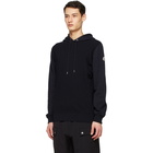 Moncler Navy Paneled Hoodie