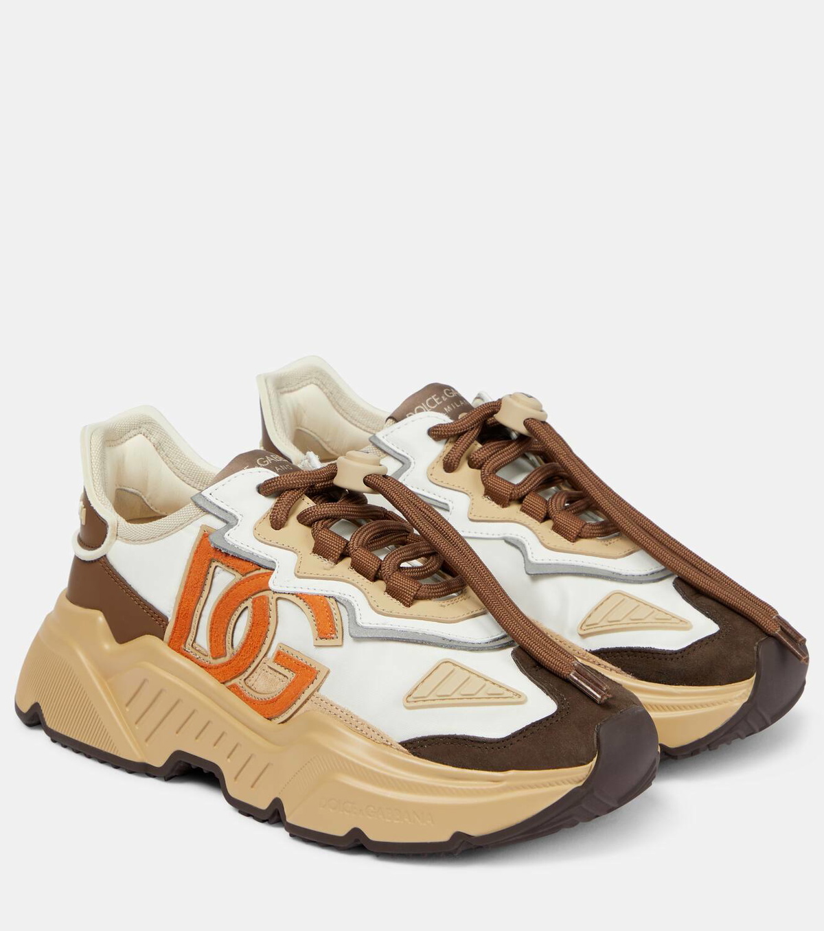 dolce & gabbana leather daymaster sneakers