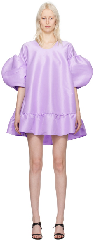 Photo: Kika Vargas SSENSE Exclusive Purple Gigi Minidress