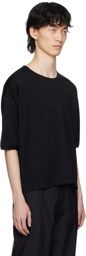 LEMAIRE Black Relaxed T-Shirt