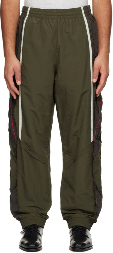 Photo: Martine Rose Khaki Layered Track Pants