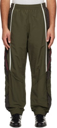 Martine Rose Khaki Layered Track Pants