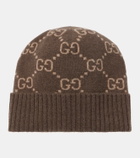 Gucci GG jacquard cashmere beanie