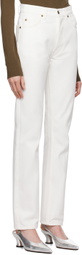 Meta Campania Collective White Chad 5 Pocket Jeans