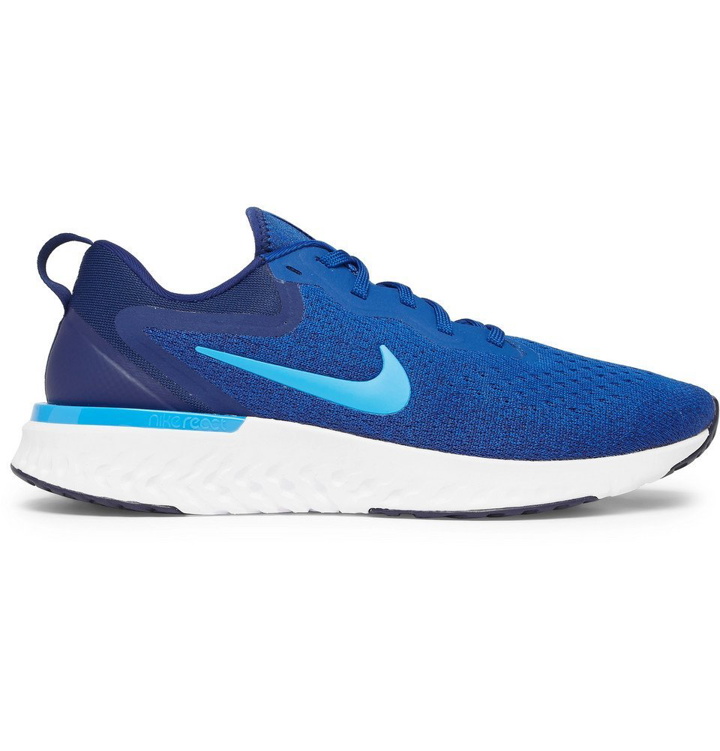 Photo: Nike Running - Odyssey React Flyknit Sneakers - Blue