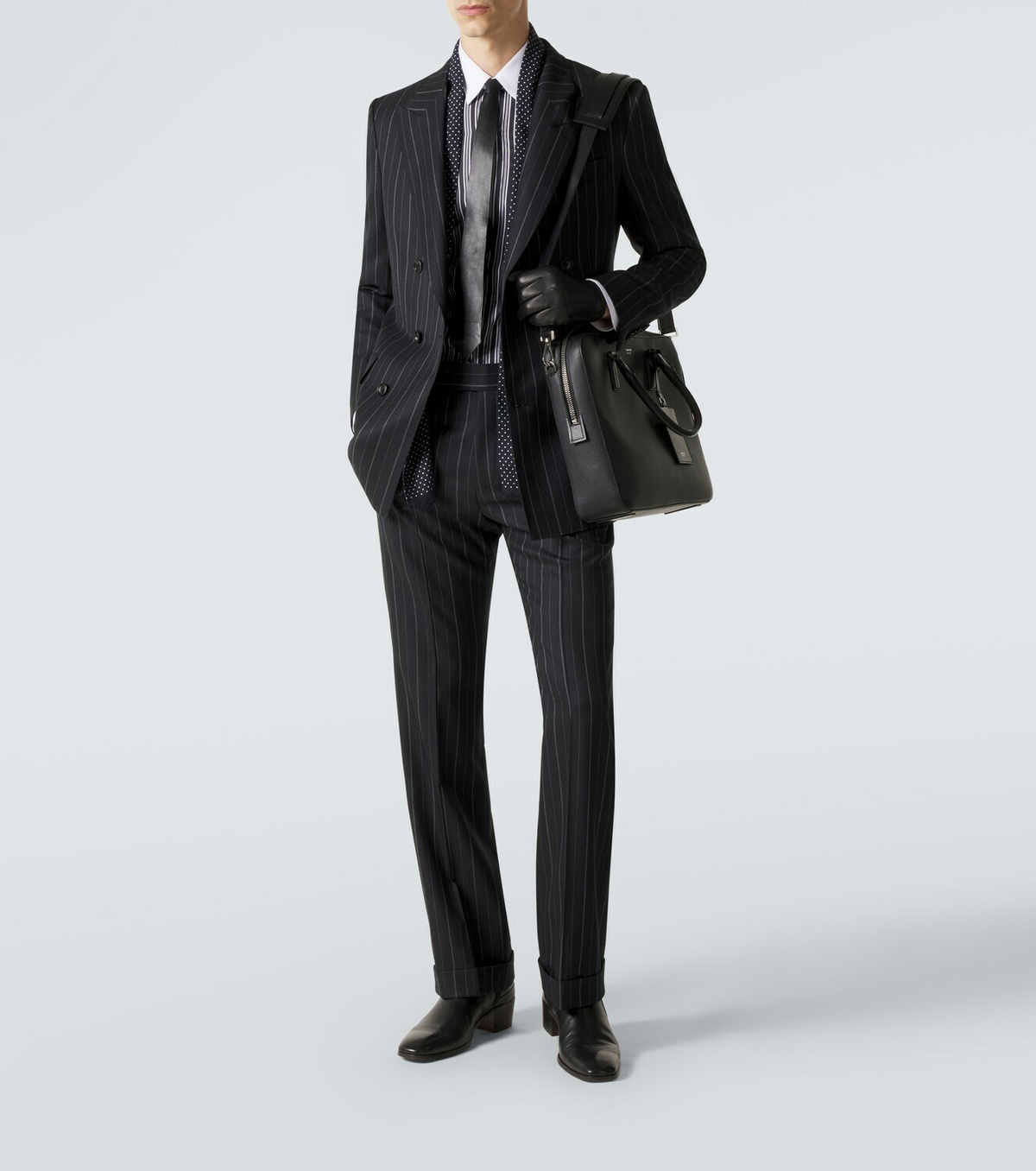 Tom Ford Elliot leather briefcase