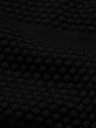S.N.S. Herning - Angler Honeycomb-Knit Virgin Wool Sweater Vest - Black